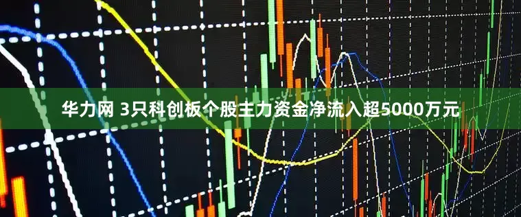 华力网 3只科创板个股主力资金净流入超5000万元