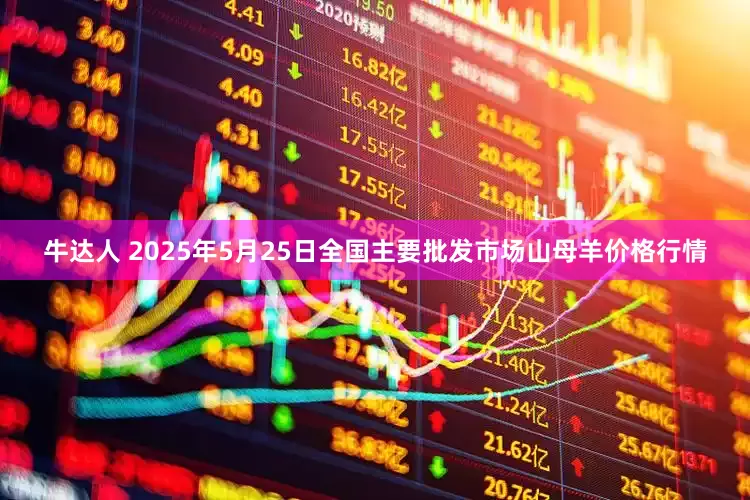 牛达人 2025年5月25日全国主要批发市场山母羊价格行情