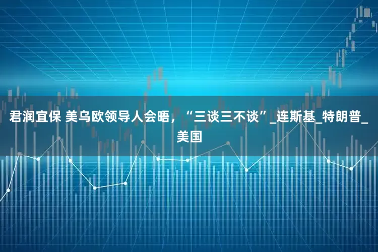 君润宜保 美乌欧领导人会晤，“三谈三不谈”_连斯基_特朗普_美国