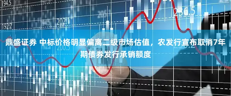 鼎盛证券 中标价格明显偏离二级市场估值，农发行宣布取消7年期债券发行承销额度